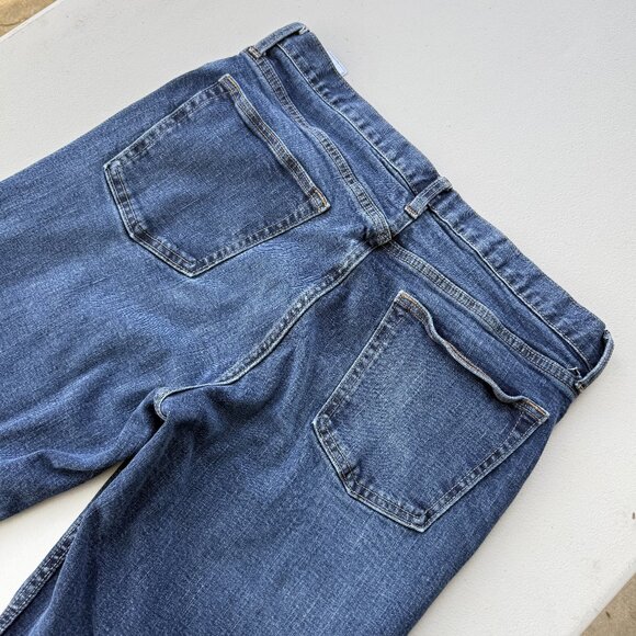 Old Navy Loose Straight Dark Wash Jeans (36×30) - Picture 4 of 5